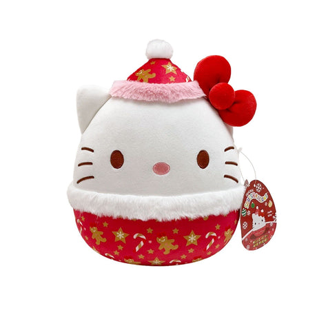 8" Squishmallows Xmas Hello Kitty And Friends - Hello Kitty - SOFT TOYS - Beattys of Loughrea