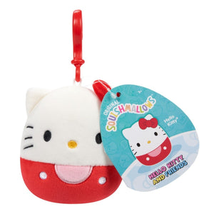 Squishmallows 3.5" Clip - on - Hello Kitty and Friends Classic Assortment - SOFT TOYS - Beattys of Loughrea