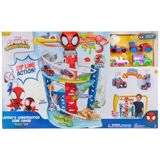 Spidey And Friends Spidey Construction Chaos Track Set - A/M, TRANSFORMERS - Beattys of Loughrea