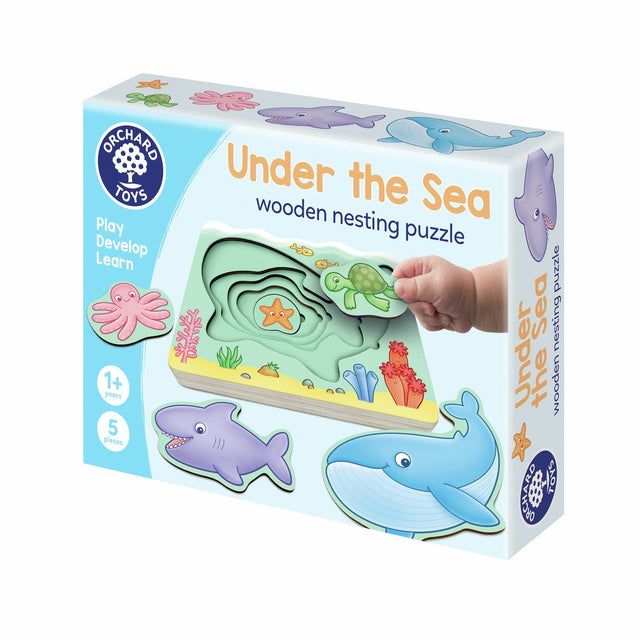 Orchard Toys Under the Sea Wooden Nesting Puzzle - JIGSAWS - Beattys of Loughrea