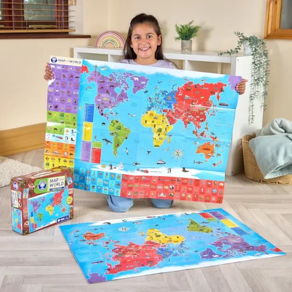 World Map Giant Puzzle - Beattys of Loughrea | www.beattys.ie
