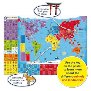 World Map Giant Puzzle - Beattys of Loughrea | www.beattys.ie