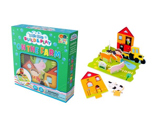 Bath Time Build & Play – Farm - BABY TOYS - Beattys of Loughrea