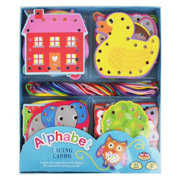 Alphabet Lacing Card Set - BABY TOYS - Beattys of Loughrea