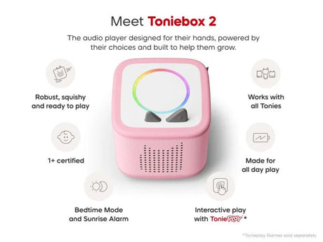 Toniebox 2 Starter Set - Cloud Pink - DVDS CDS TAPES VIDEOS - Beattys of Loughrea