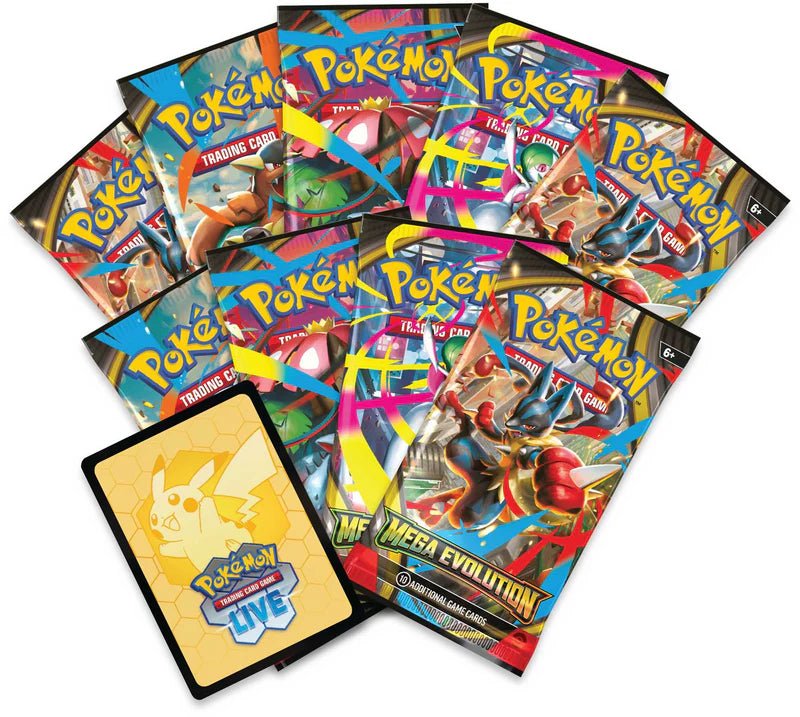 Pokémon TCG: Mega Evolution - Elite Trainer Box - Assorted Styles - HALLOWEEN, PKT MONEY, JOKE - Beattys of Loughrea