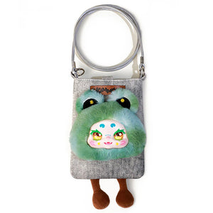 Kimmon - Travel Cute Pet CrossBody Bag Mystery Plush Assorted Styles - DOLLS - Beattys of Loughrea
