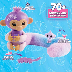 Fingerlings Snuggle Tails Monkey - Coco - Beattys of Loughrea | www.beattys.ie