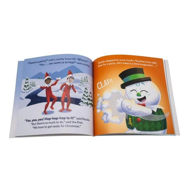 The Elf on the Shelf – 20th Anniv - Razzle the Celebration Snowman Plush and Book - DOLLS - Beattys of Loughrea