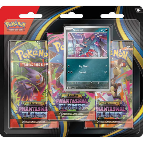Pokémon TCG: Mega Evolution Phantasmal Flames - 3 Pack - HALLOWEEN, PKT MONEY, JOKE - Beattys of Loughrea