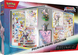 Pokémon TCG: Scarlet & Violet 8.5 Prismatic Evolutions - Premium Figure Collection - HALLOWEEN, PKT MONEY, JOKE - Beattys of Loughrea