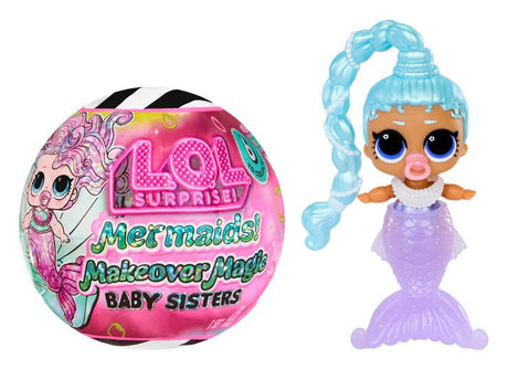 LOL Surprise Mermaids! Makeover Magic Baby Sisters with Colour - Change Mermaid Tails - DOLLS - Beattys of Loughrea