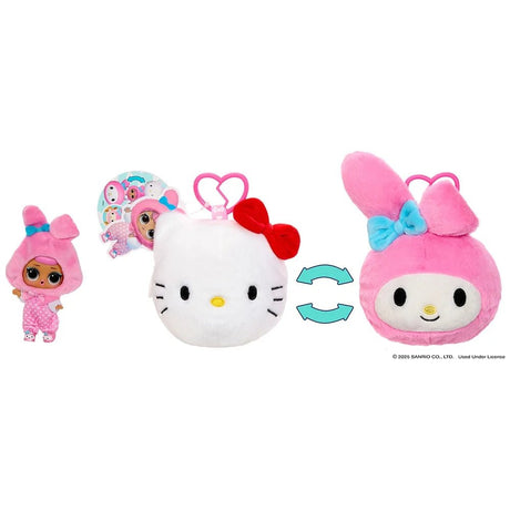 LOL Surprise! Loves Hello Kitty Reversible Plush Assorted Styles - DOLLS - Beattys of Loughrea