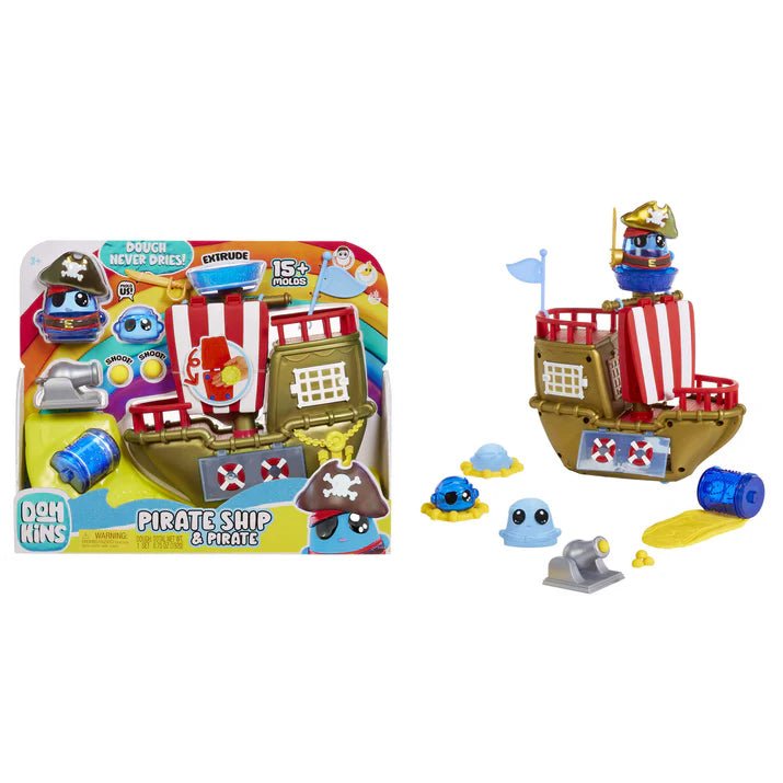 DohKins Pirate Ship Playset & Pirate - ART & CRAFT/MAGIC/AIRFIX - Beattys of Loughrea