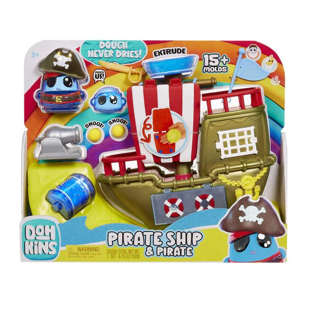 DohKins Pirate Ship Playset & Pirate - ART & CRAFT/MAGIC/AIRFIX - Beattys of Loughrea