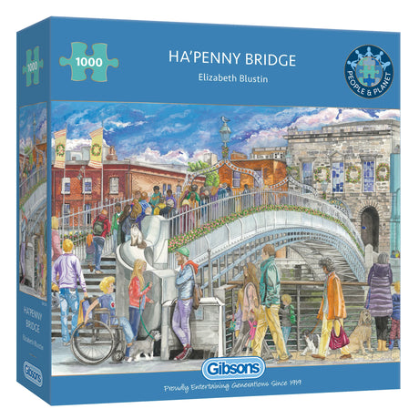 The Ha'penny Bridge 1000 Piece Puzzle - Beattys of Loughrea | www.beattys.ie