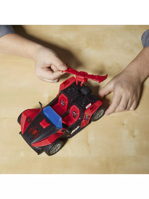 Spiderman Venom versus 4" Miles Remix Blast Racer - A/M, TRANSFORMERS - Beattys of Loughrea