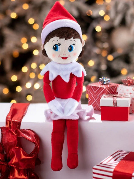 Blue Eyed Snuggler Boy Or Girl Elf On The Shelf Plushee Pals - SOFT TOYS - Beattys of Loughrea