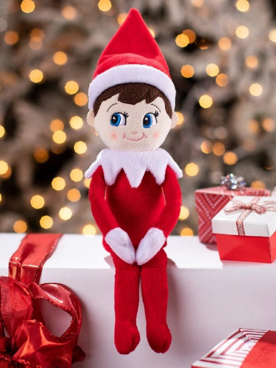 Blue Eyed Snuggler Boy Or Girl Elf On The Shelf Plushee Pals - SOFT TOYS - Beattys of Loughrea