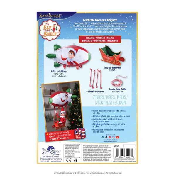 The Elf on the Shelf 20th Anniversary Blimp Inflatable - DOLL ACCESSORIES/PRAMS - Beattys of Loughrea