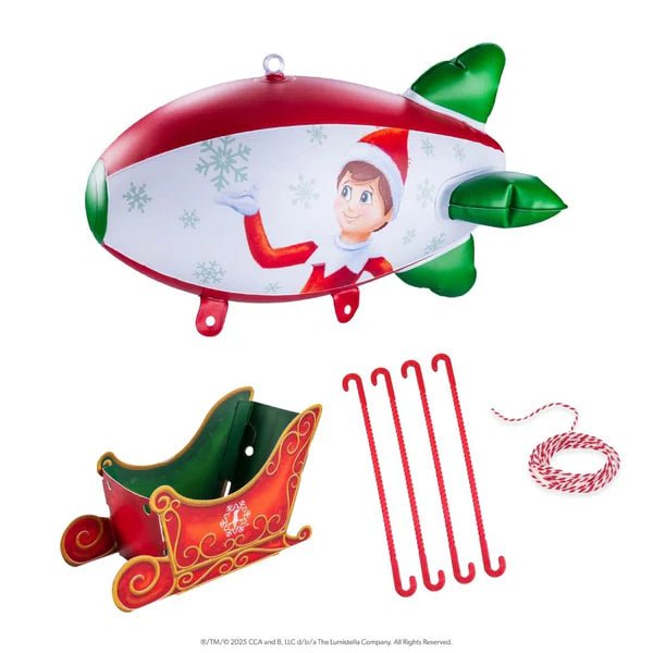 The Elf on the Shelf 20th Anniversary Blimp Inflatable - DOLL ACCESSORIES/PRAMS - Beattys of Loughrea