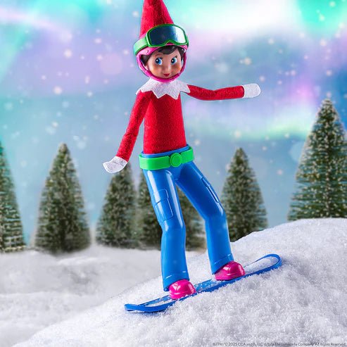 The Elf on the Shelf MagiFreez Swish and Sleigh Snowboard Set - DOLL ACCESSORIES/PRAMS - Beattys of Loughrea