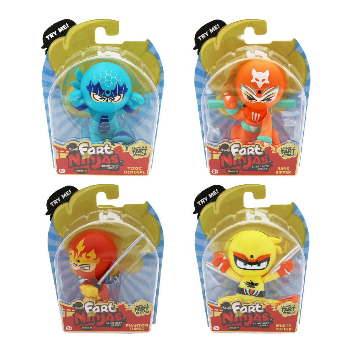 Fart Ninja Warrior Series 11 Action Figure (Styles Vary) - Beattys of Loughrea | www.beattys.ie