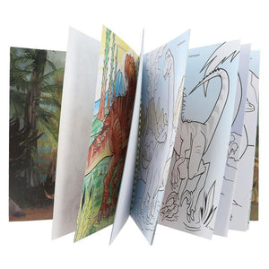 Dino World Colouring Book with Colouring Pencils - Beattys of Loughrea | www.beattys.ie