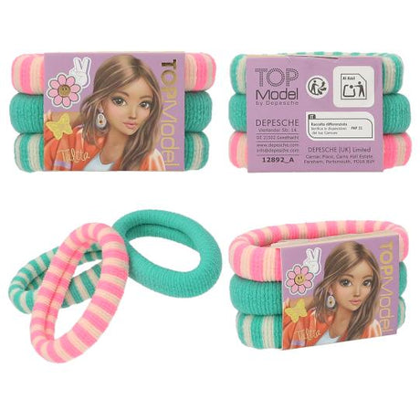 TOPModel Elastic Hairbands Set Assorted Styles - JEWELLERY / HAIR ACCS - Beattys of Loughrea