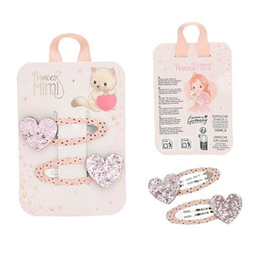 Princess Mimi Hair Clips Glitter Motif Assorted Styles - JEWELLERY / HAIR ACCS - Beattys of Loughrea