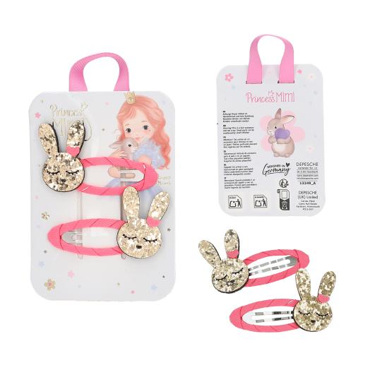 Princess Mimi Hair Clips Glitter Motif Assorted Styles - JEWELLERY / HAIR ACCS - Beattys of Loughrea