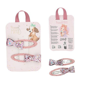 Princess Mimi Hair Clips Glitter Motif Assorted Styles - JEWELLERY / HAIR ACCS - Beattys of Loughrea