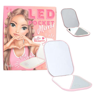 TOPModel Foldable Pocket Mirror with LED BEAUTY and ME - ART & CRAFT/MAGIC/AIRFIX - Beattys of Loughrea