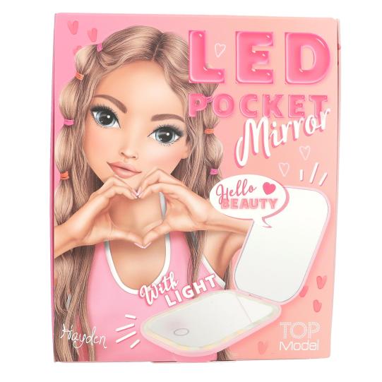 TOPModel Foldable Pocket Mirror with LED BEAUTY and ME - ART & CRAFT/MAGIC/AIRFIX - Beattys of Loughrea