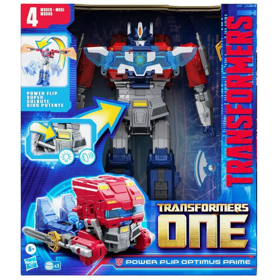 Transformers One Power Flip Optimus Prime - A/M, TRANSFORMERS - Beattys of Loughrea
