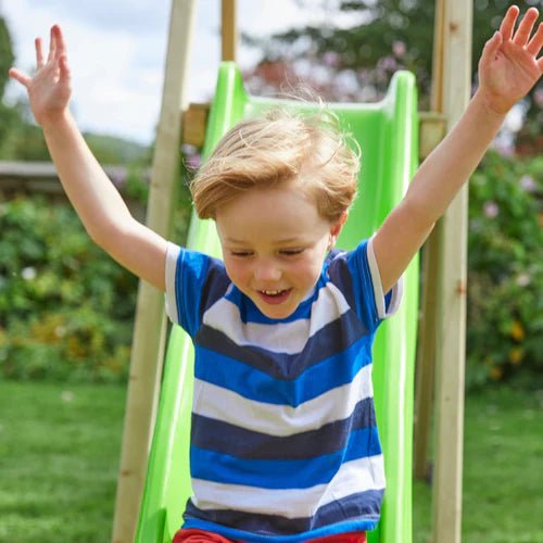 TP Forest Multiplay Single Wooden Swing & Slide Set - SWINGS/SLIDE OUTDOOR GAMES - Beattys of Loughrea
