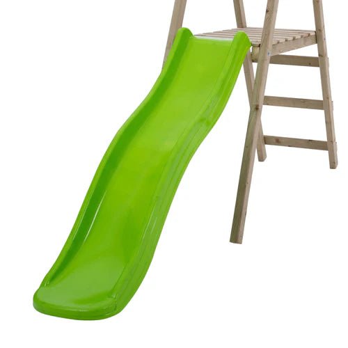 TP Forest Multiplay Single Wooden Swing & Slide Set - SWINGS/SLIDE OUTDOOR GAMES - Beattys of Loughrea