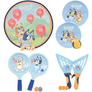 Bluey 4in1 Bumper Box Garden Games - SWINGS/SLIDE OUTDOOR GAMES - Beattys of Loughrea