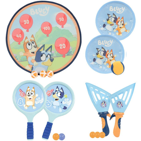 Bluey 4in1 Bumper Box Garden Games - SWINGS/SLIDE OUTDOOR GAMES - Beattys of Loughrea