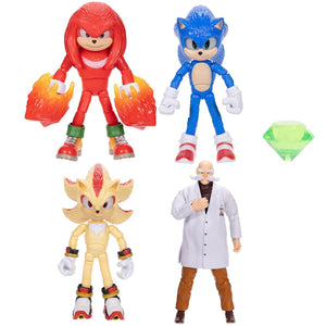 Sonic 3 Movie 5" Action Figures Wave 1 Assorted Styles - A/M, TRANSFORMERS - Beattys of Loughrea