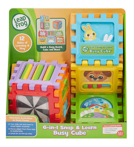 LeapFrog 6 - in - 1 Snap & Learn Busy Cube - VTECH/EDUCATIONAL - Beattys of Loughrea