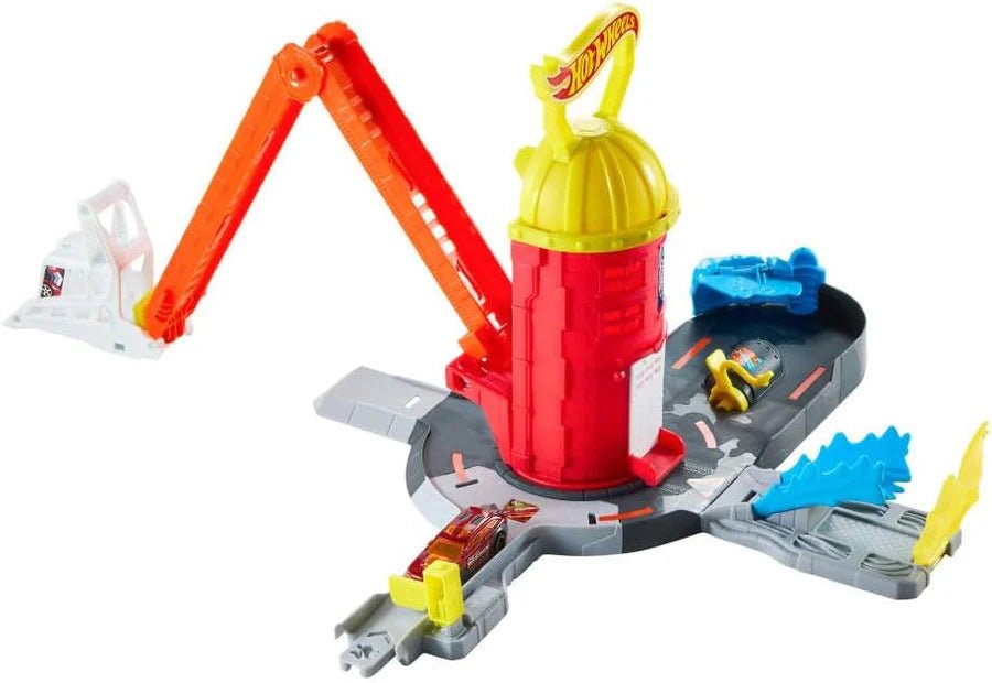 Hot Wheels City Super Fire Station Rescue - CARS/GARAGE/TRAINS - Beattys of Loughrea