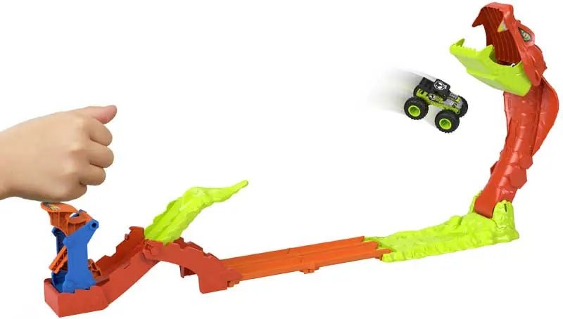 Hot Wheels Monster Trucks Snake Slam Takedown Playset - CARS/GARAGE/TRAINS - Beattys of Loughrea