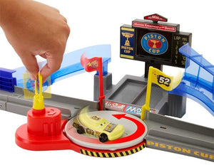 Disney/Pixar Cars Piston Cup Stunting Speedway Playset - CARS/GARAGE/TRAINS - Beattys of Loughrea