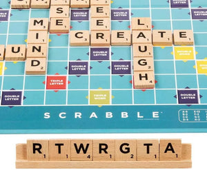 Scrabble - Wood - BOARD GAMES / DVD GAMES - Beattys of Loughrea