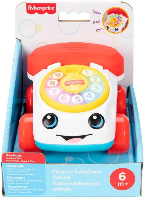 Fisher Price Chatter Telephone Vehicle - BABY TOYS - Beattys of Loughrea