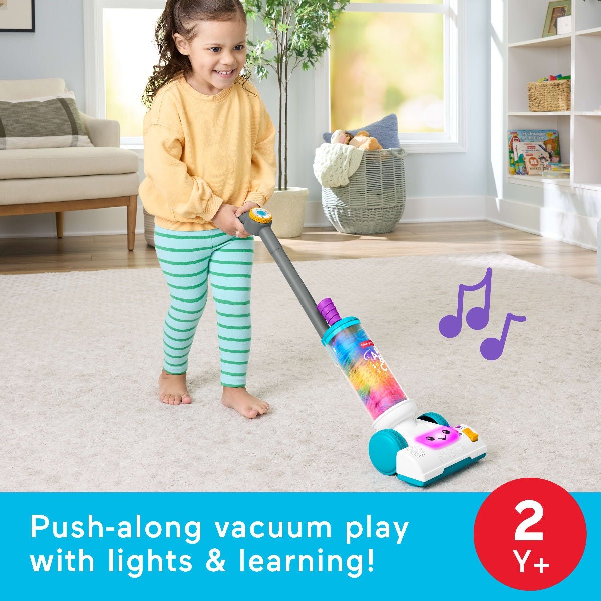 Fisher-Price Laugh & Learn 2-in-1 Vacuum - BABY TOYS - Beattys of Loughrea