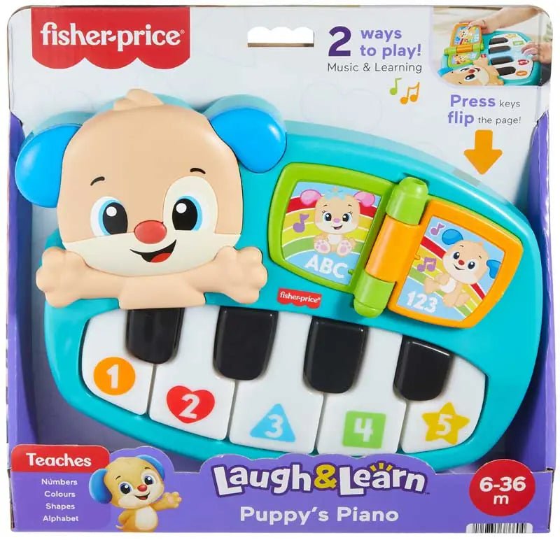 Fisher Price Laugh & Learn Puppy's Piano - BABY TOYS - Beattys of Loughrea