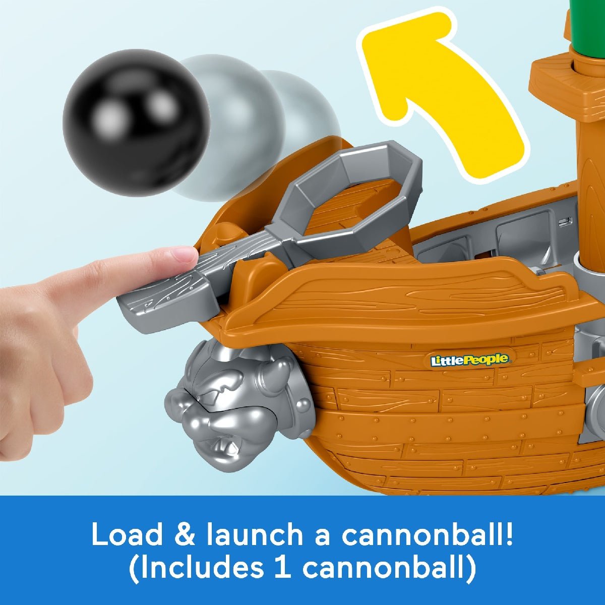 Fisher-Price Little People Super Mario Bowser's Airship & Figure Set - BABY TOYS - Beattys of Loughrea