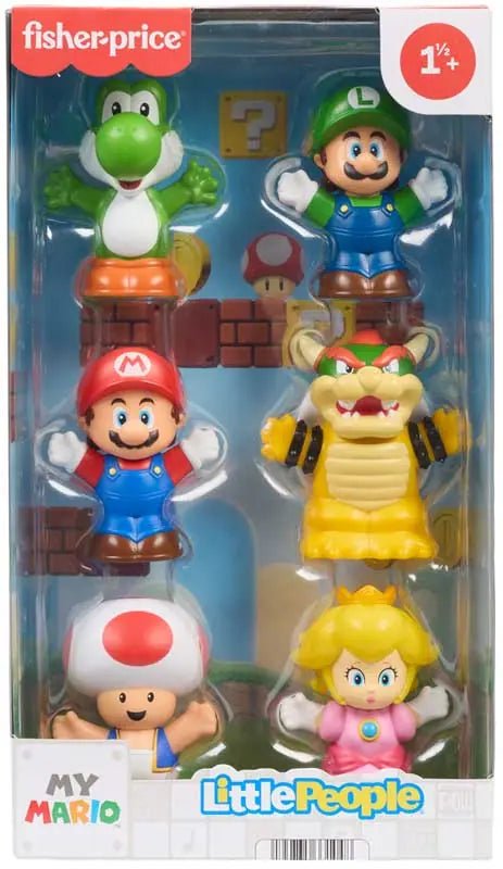 Little People Super Mario Figure Pack - BABY TOYS - Beattys of Loughrea